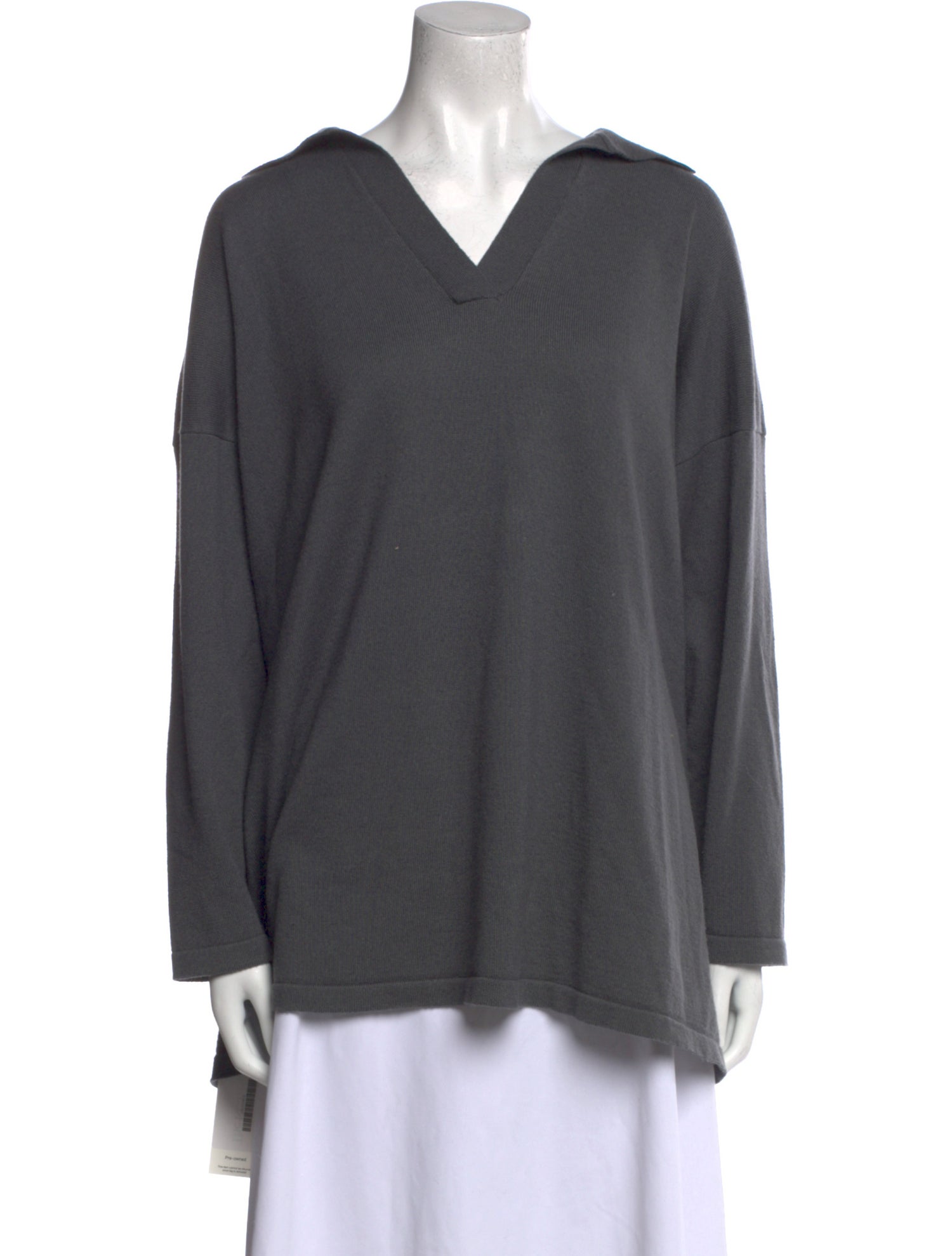 Eskandar Silk V-Neck Sweater