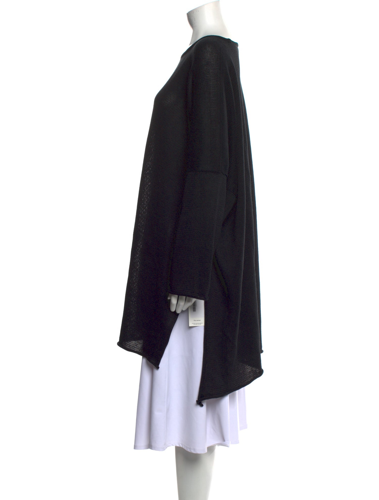 Eskandar Linen Scoop Neck Sweater