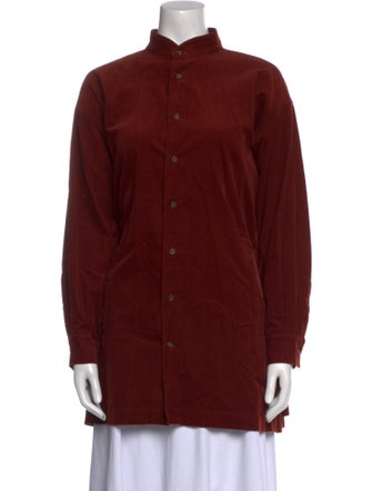 Eskandar Mock Neck Long Sleeve Sweatshirt