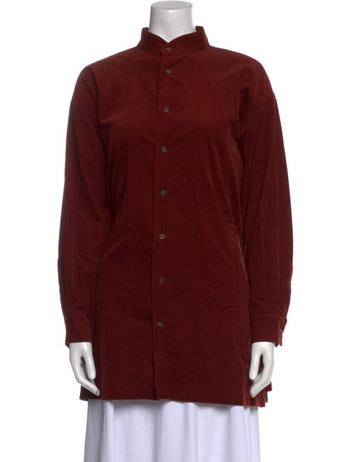 Eskandar Mock Neck Long Sleeve Sweatshirt