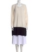 Eskandar Cashmere Colorblock Pattern Sweater