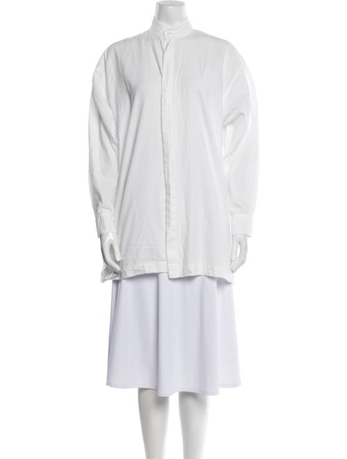 Eskandar Mock Neck Long Sleeve Tunic