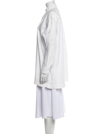 Eskandar Mock Neck Long Sleeve Tunic