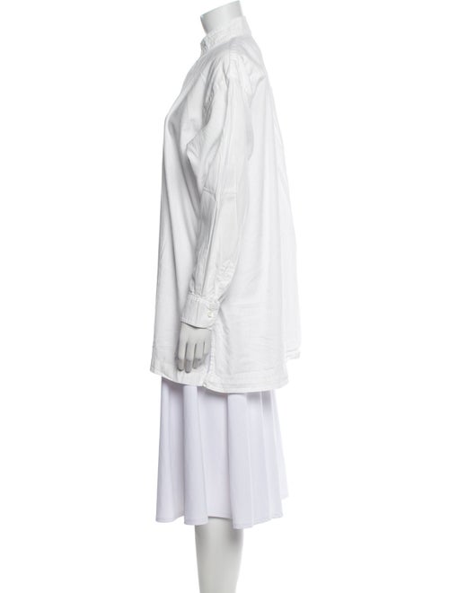 Eskandar Mock Neck Long Sleeve Tunic