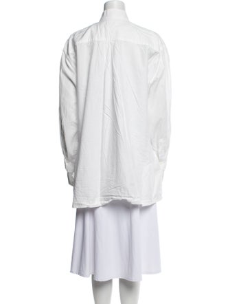 Eskandar Mock Neck Long Sleeve Tunic