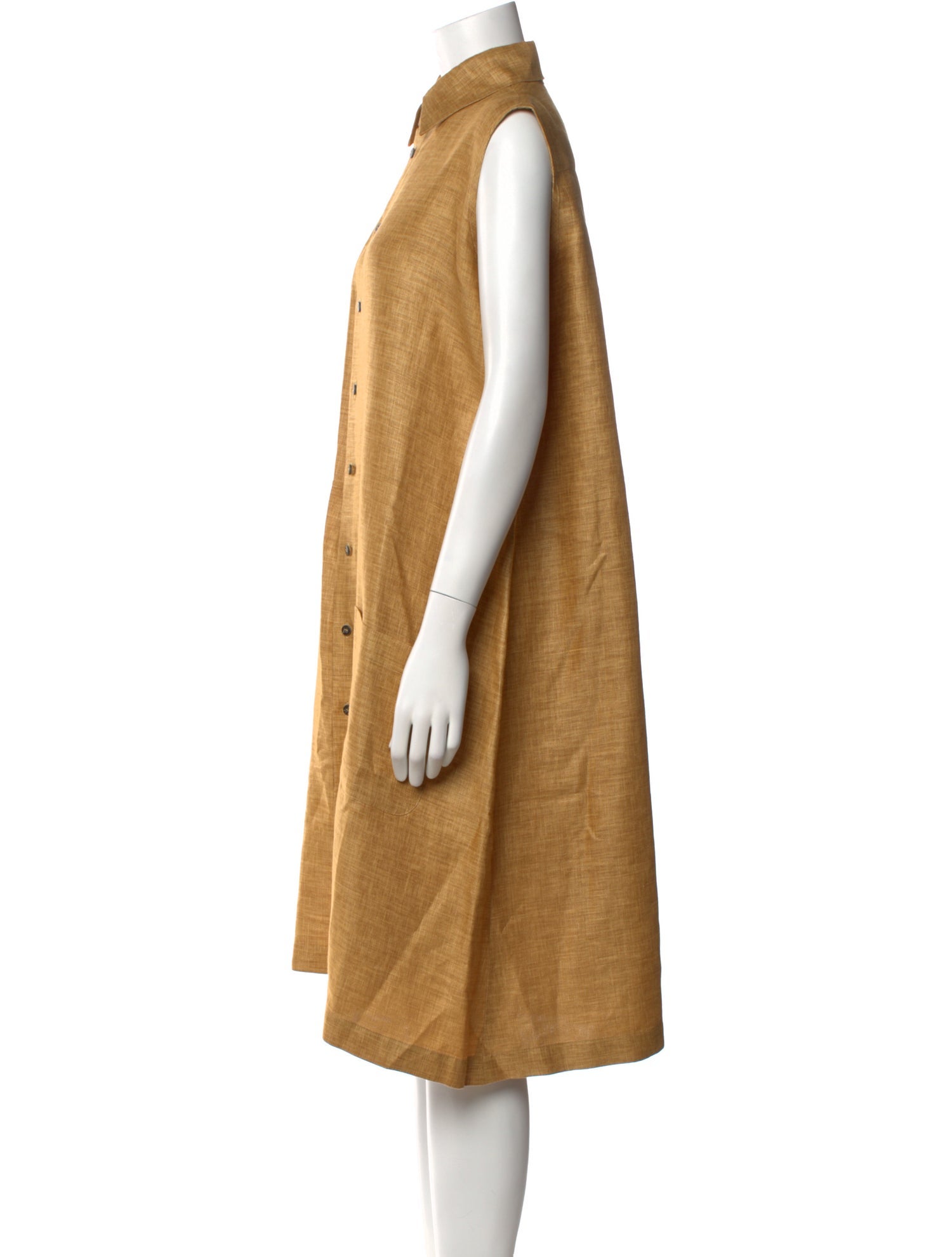 Eskandar Linen Knee-Length Dress