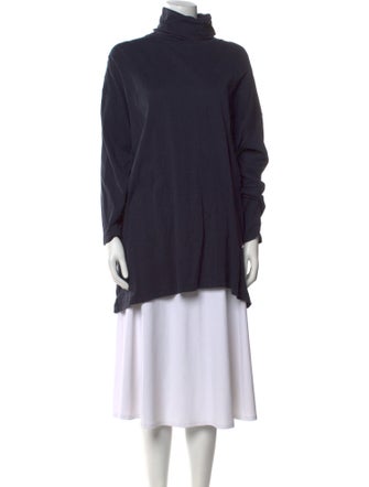 Eskandar Turtleneck Long Sleeve Sweatshirt