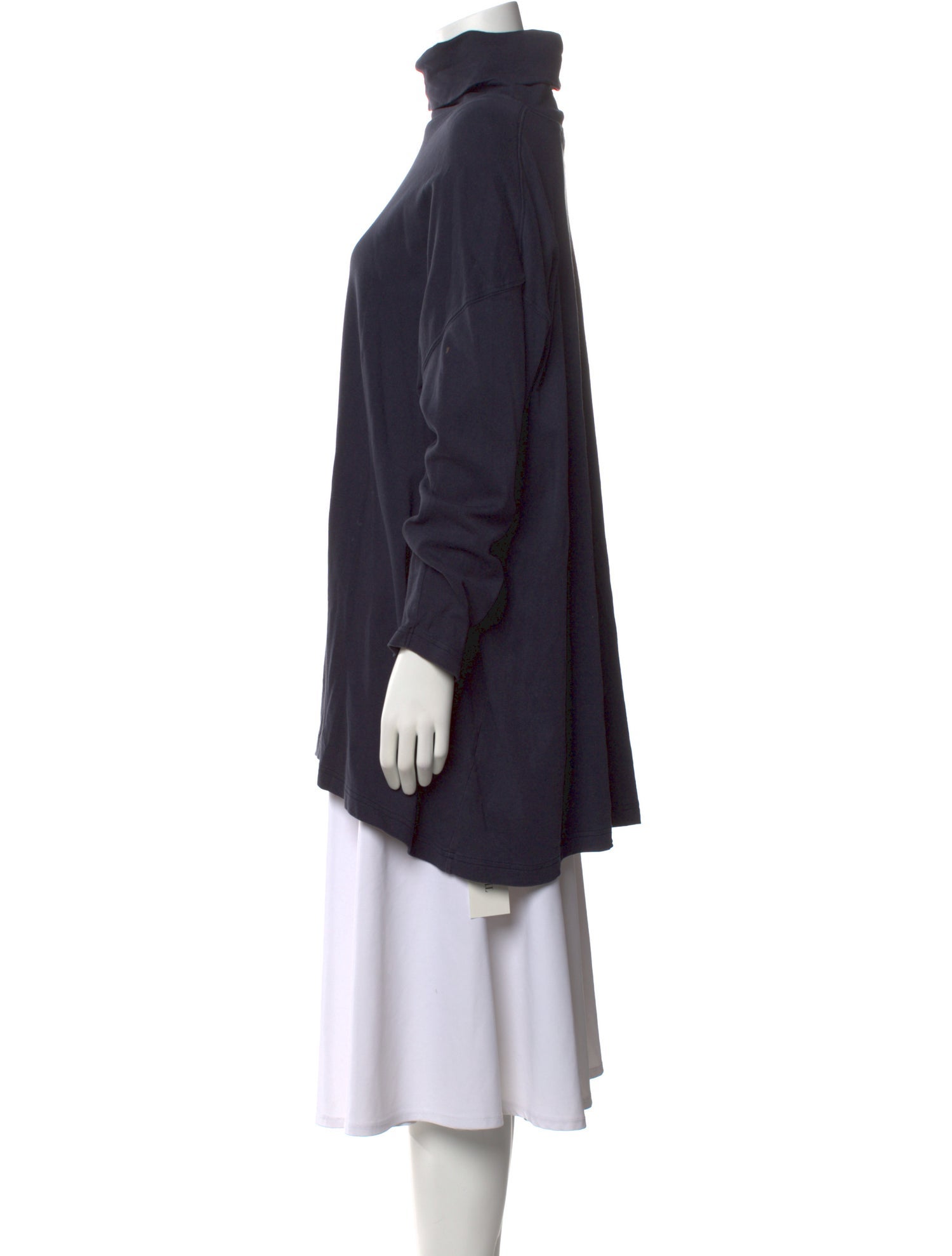 Eskandar Turtleneck Long Sleeve Sweatshirt