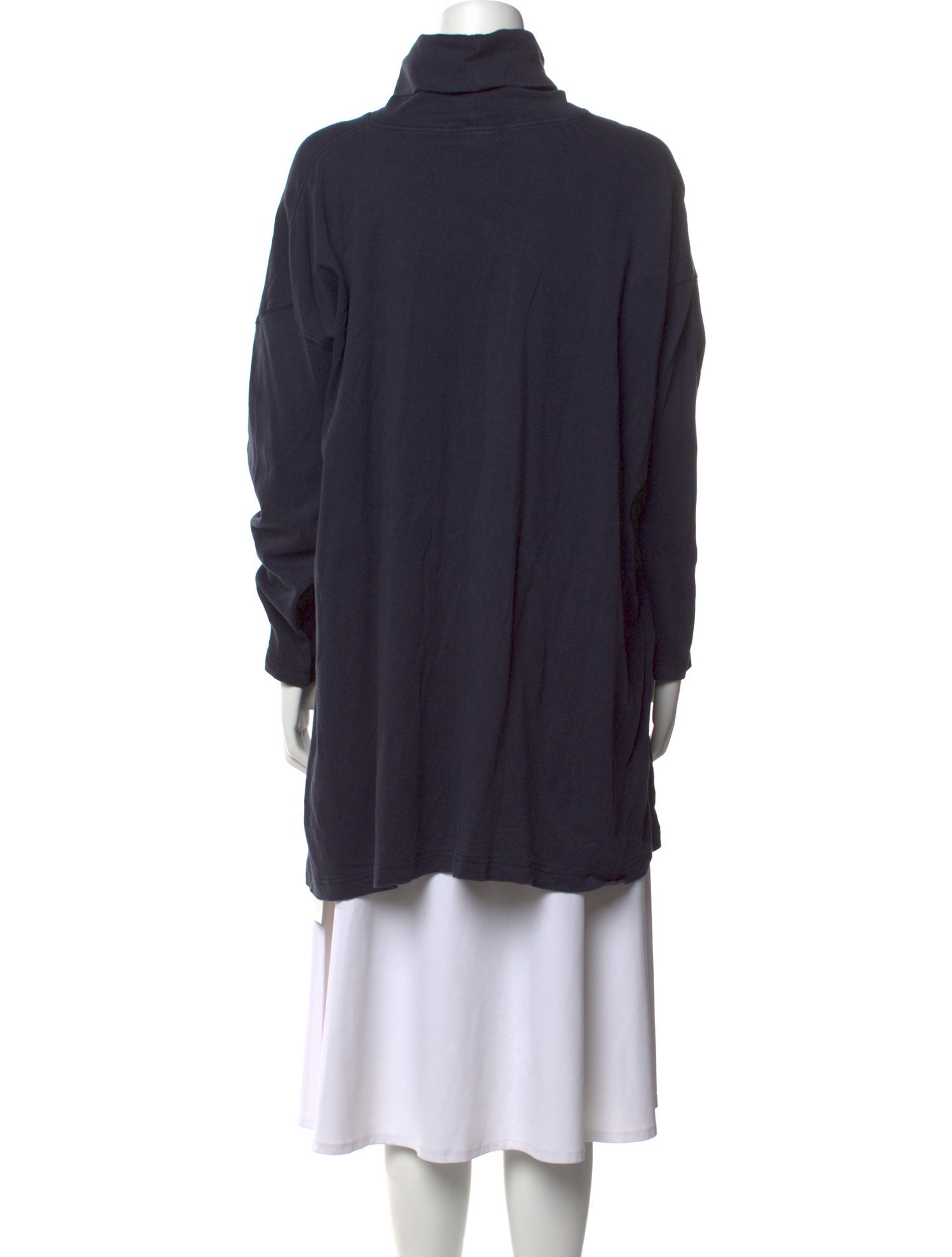 Eskandar Turtleneck Long Sleeve Sweatshirt