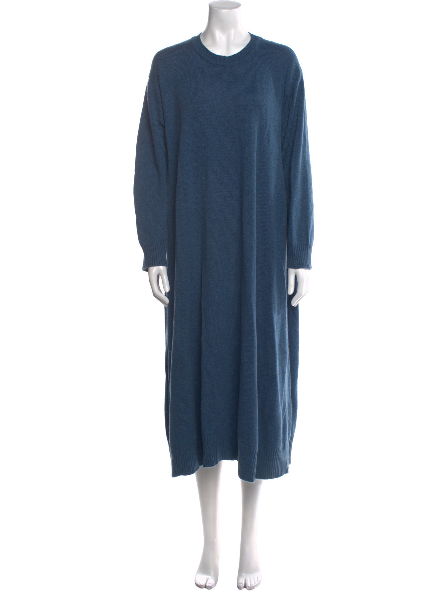 Eskandar Cashmere Midi Length Dress