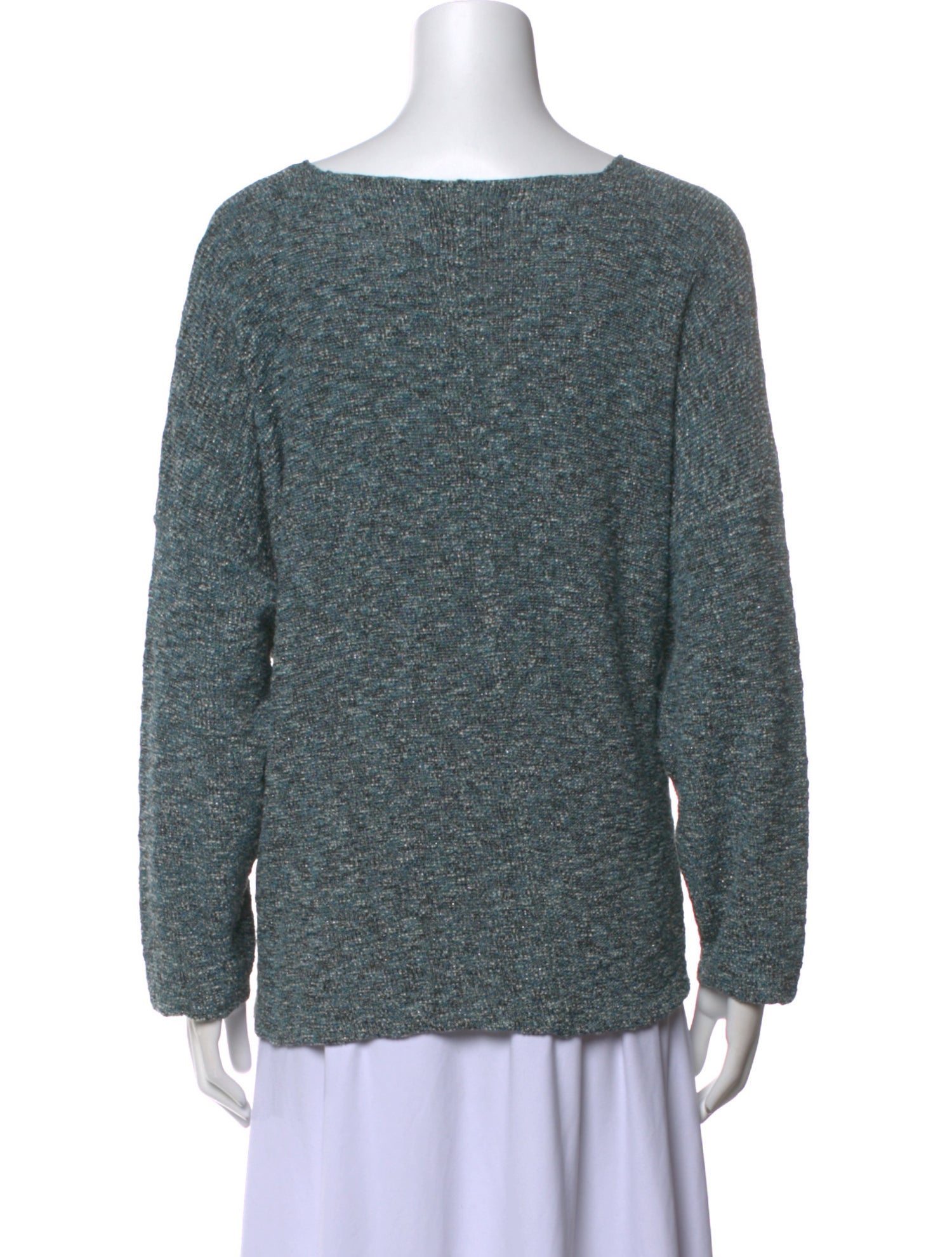 Eskandar Bateau Neckline Long Sleeve Sweatshirt