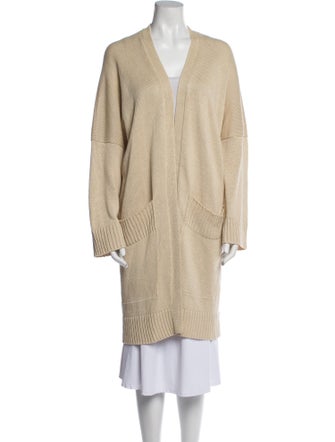 Eskandar Linen V-Neck Sweater