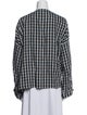 Eskandar Linen Plaid Print Jacket