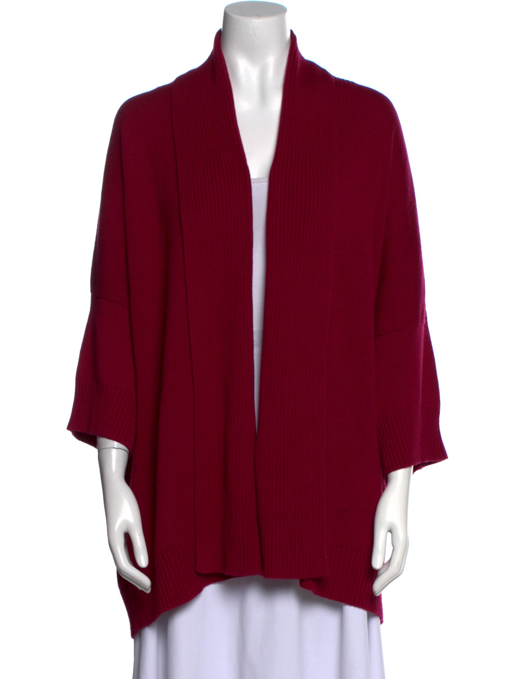 Eskandar Wool Open Front Sweater