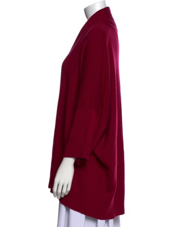 Eskandar Wool Open Front Sweater