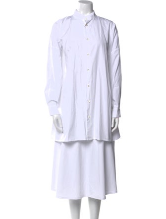 Eskandar Striped Long Sleeve Tunic