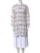 Eskandar Linen Plaid Print Tunic