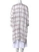 Eskandar Linen Plaid Print Tunic