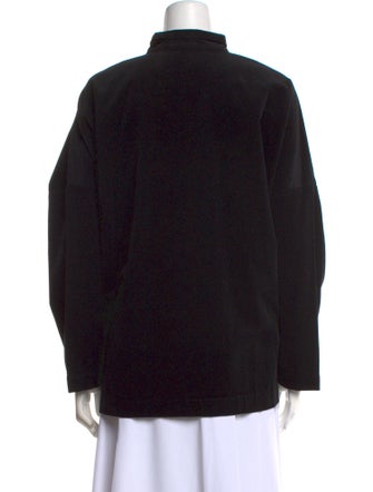 Eskandar Mock Neck Long Sleeve Sweatshirt