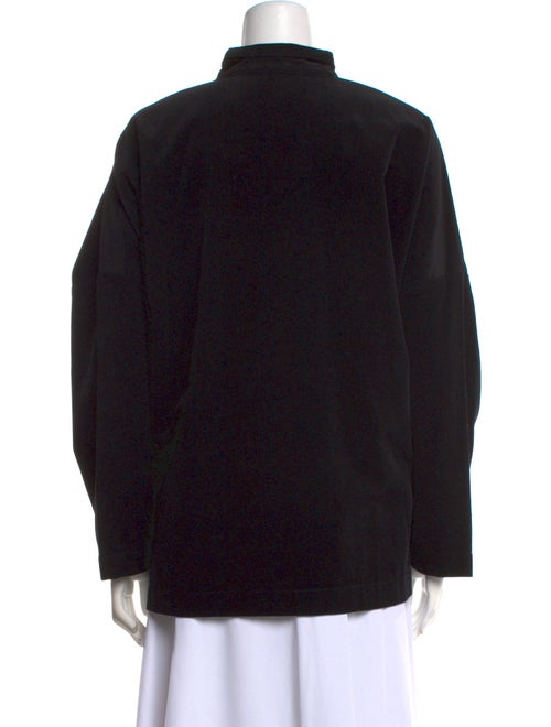 Eskandar Mock Neck Long Sleeve Sweatshirt
