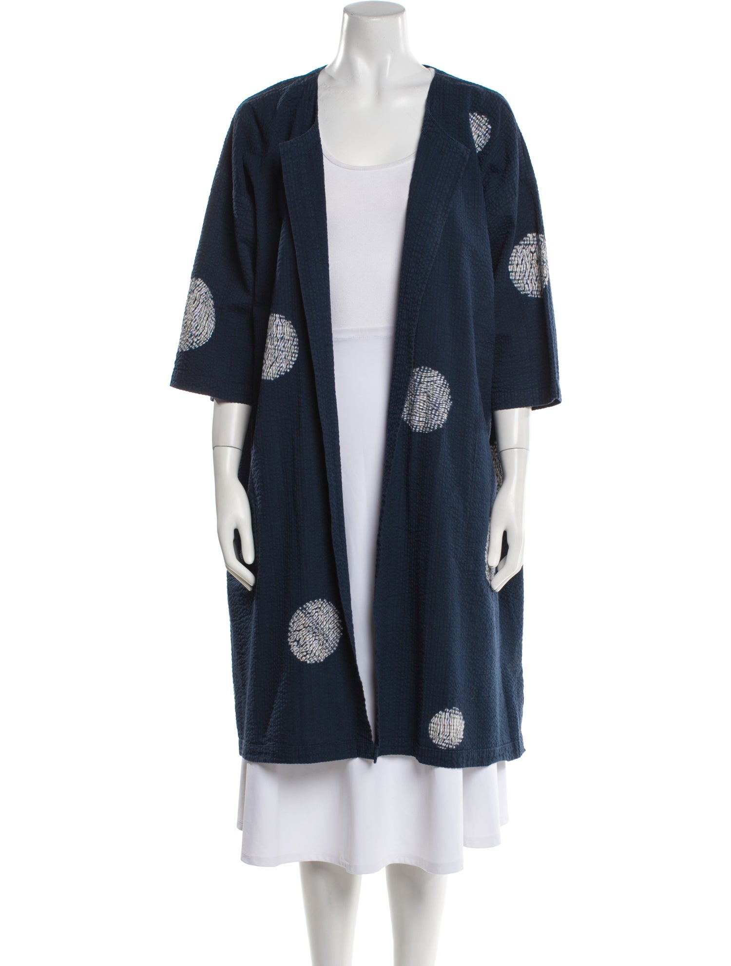 Eskandar Polka Dot Print Jacket