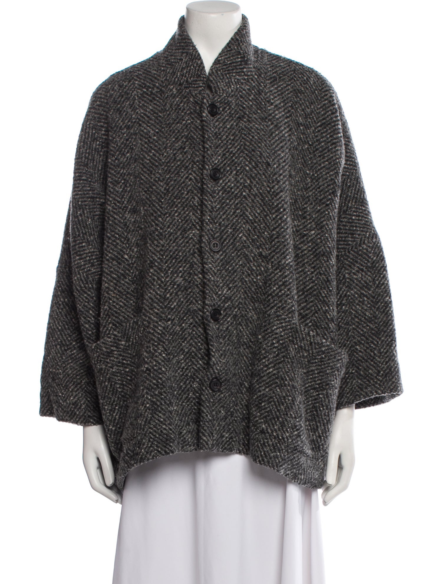 Eskandar Wool Printed Jacket