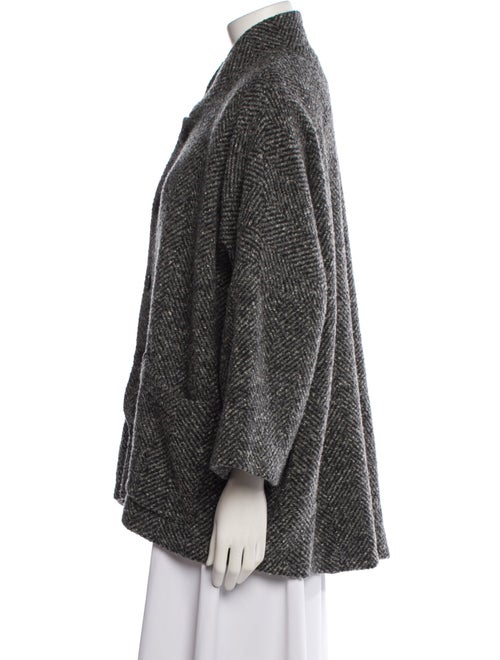 Eskandar Wool Printed Jacket