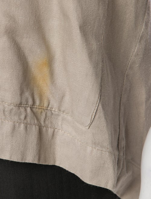 Eskandar Linen Three-Quarter Sleeve Shirt