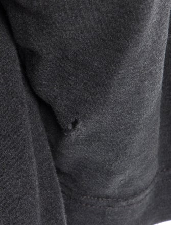 Eskandar Cowl Neck Three-Quarter Sleeve Sweatshirt