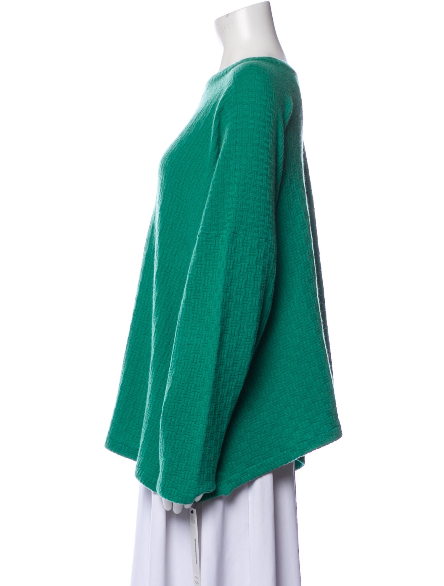 Eskandar Cashmere Bateau Neckline Sweater