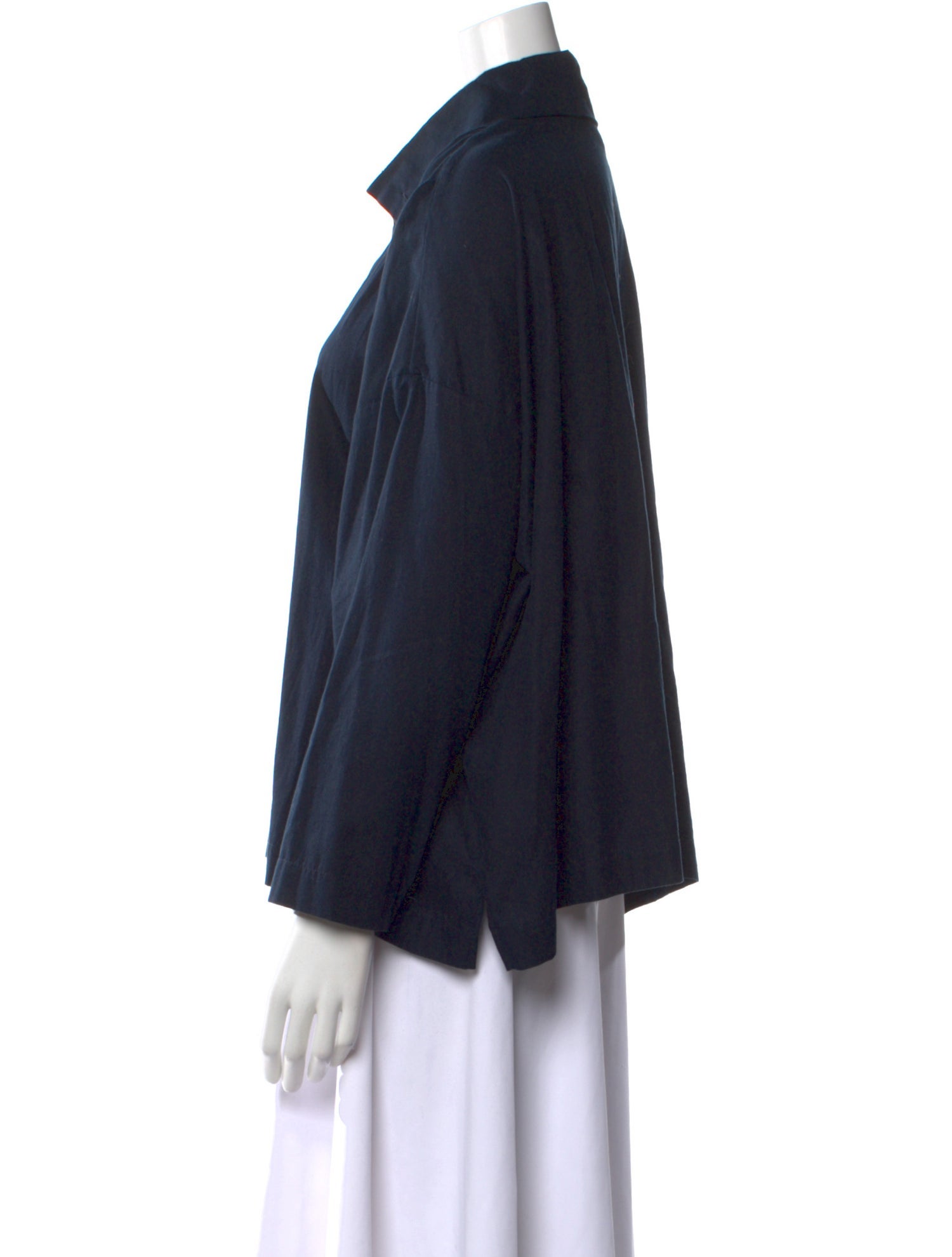 Eskandar Long Sleeve Button-Up Top