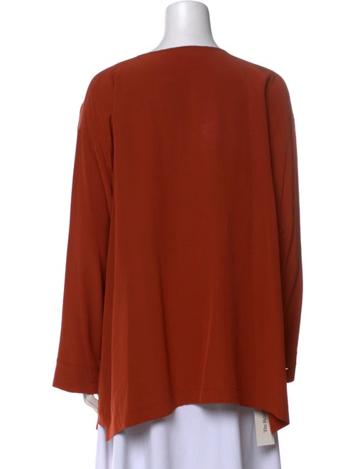 Eskandar Silk Crew Neck Blouse