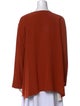 Eskandar Silk Crew Neck Blouse