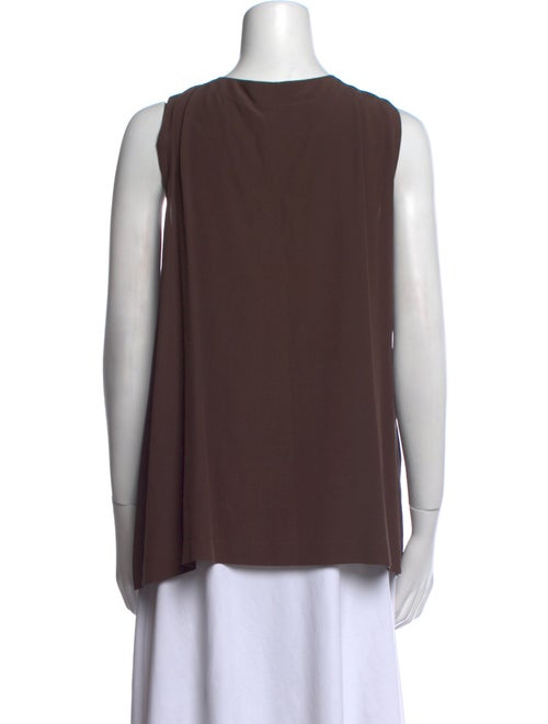 Eskandar Silk Scoop Neck Top