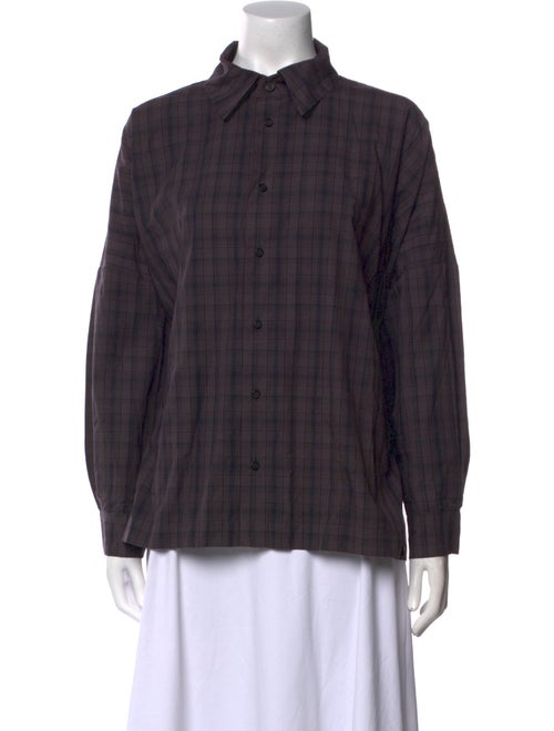 Eskandar Long Sleeve Button-Up Top