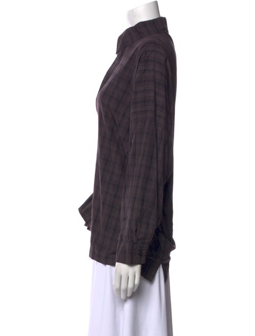 Eskandar Long Sleeve Button-Up Top