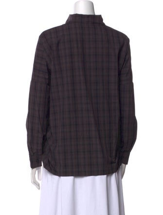 Eskandar Long Sleeve Button-Up Top