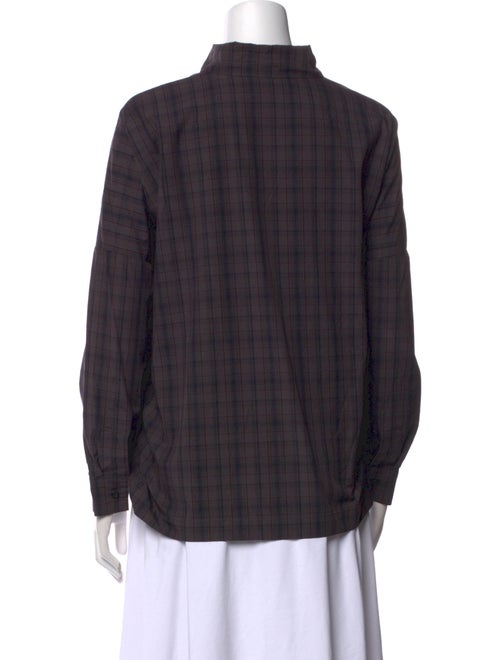 Eskandar Long Sleeve Button-Up Top