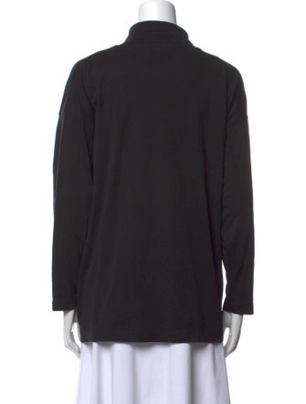 Eskandar Supima Cotton Mock Neck Sweatshirt