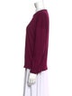 Eskandar Scoop Neck Long Sleeve Sweatshirt