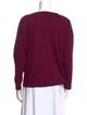 Eskandar Scoop Neck Long Sleeve Sweatshirt