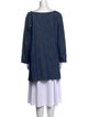 Eskandar Scoop Neck Long Sleeve Tunic