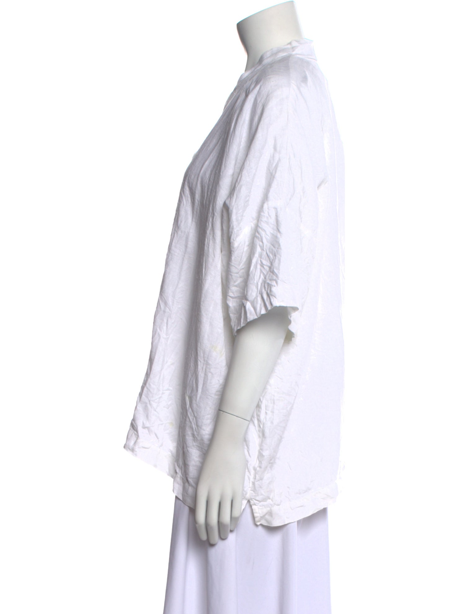 Eskandar Linen V-Neck Tunic