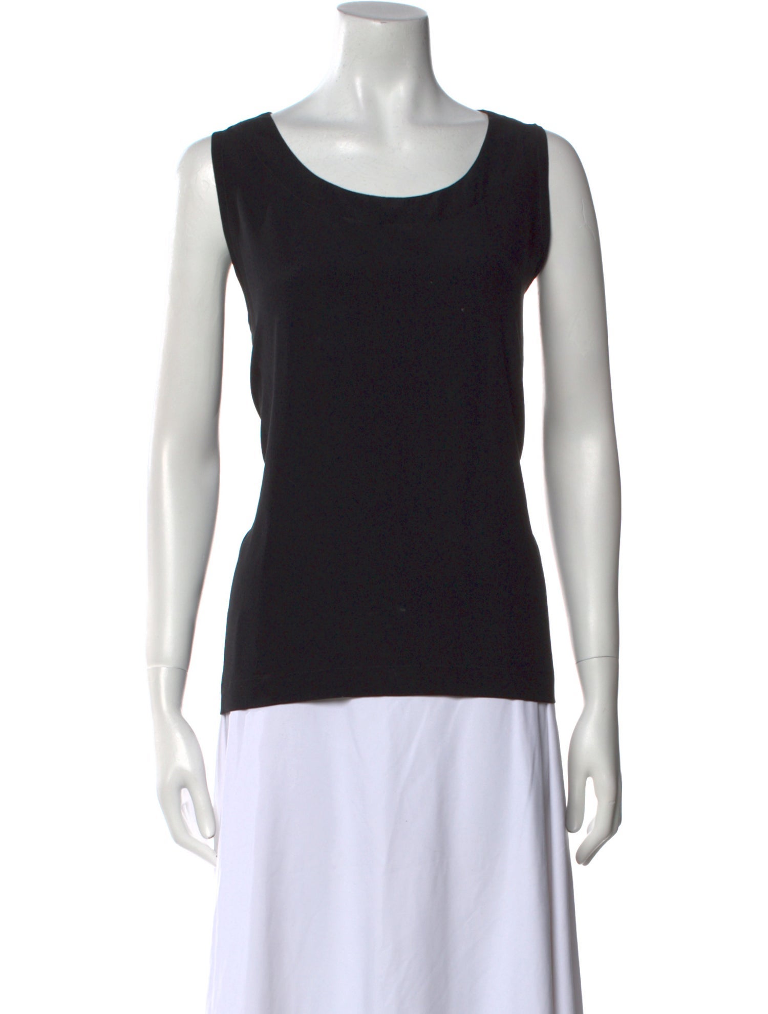 Eskandar Silk Scoop Neck Top