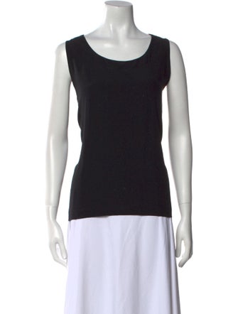 Eskandar Silk Scoop Neck Top