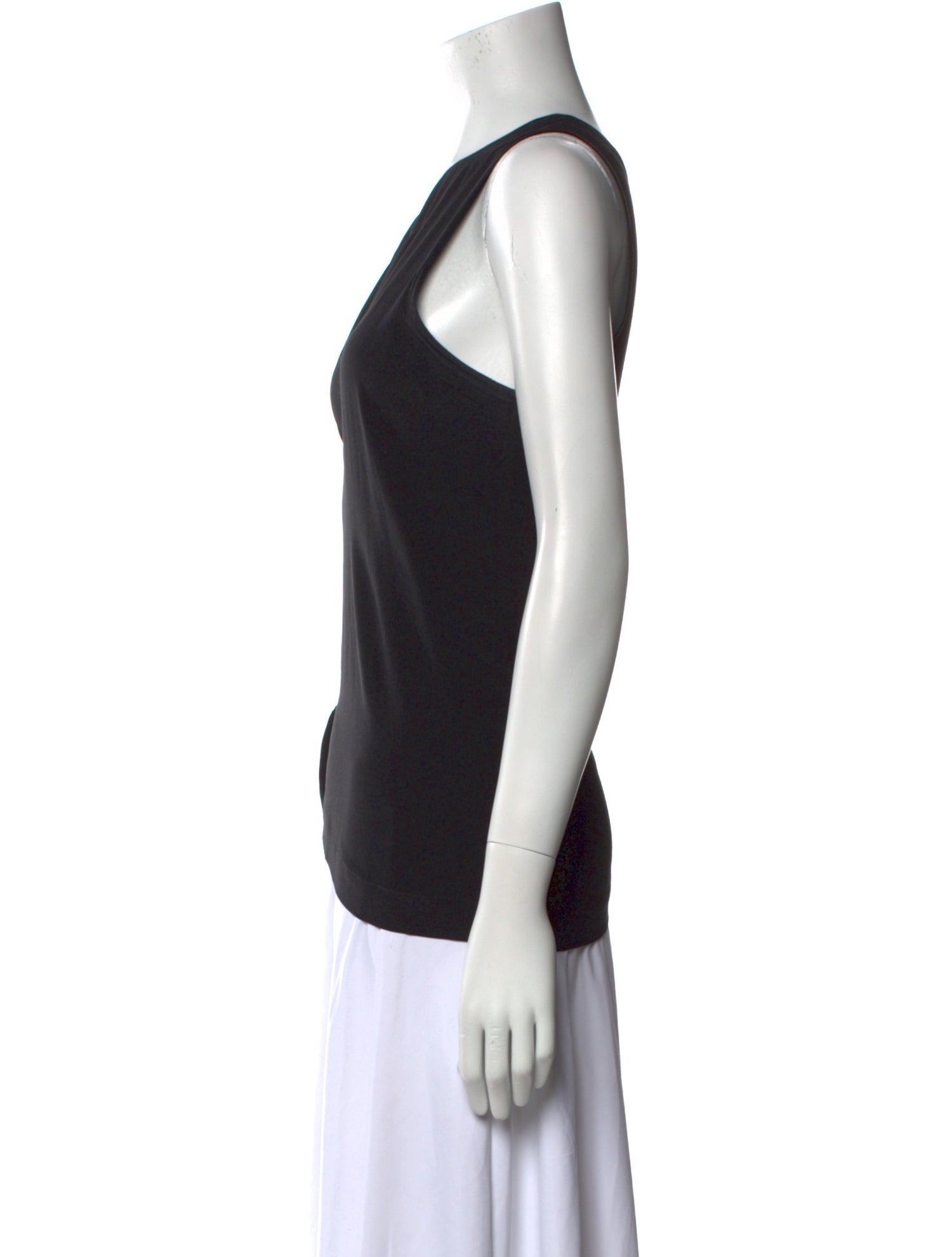 Eskandar Silk Scoop Neck Top