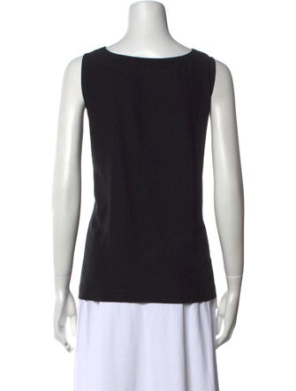 Eskandar Silk Scoop Neck Top