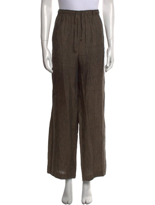 Eskandar Linen Wide Leg Pants