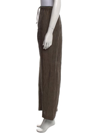 Eskandar Linen Wide Leg Pants