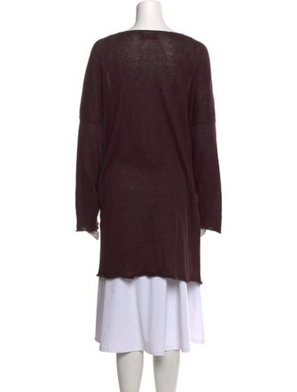 Eskandar Linen Scoop Neck Tunic